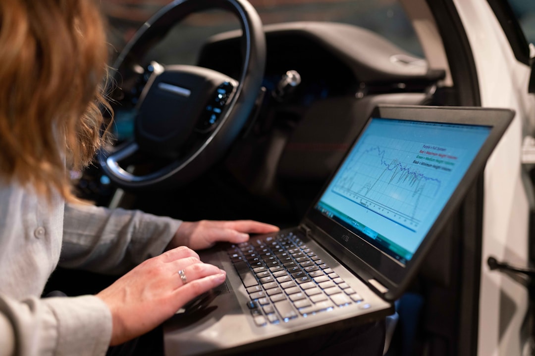 Small business owner monitoring traffic after a site migration