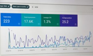 Developer die een WordPress-site monitort tijdens een verkeerspiek
